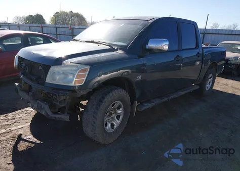 2004 Nissan Titan Xe from USA, damaged, VIN 1N6AA07A34N517413